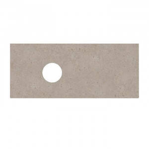 Столешница Kerama Marazzi Magica Риккарди 120 см для накладных раковин без отверстия бежевый матовый MA.1.0.SG540620R\120