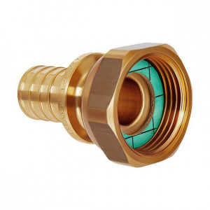 Переход Hoobs с накидной гайкой на плоское уплотнение 25x3.5-G1 HB-PEXNG-253511 Переход Hoobs с накидной гайкой на плоское уплотнение 25x3.5-G1 HB-PEXNG-253511