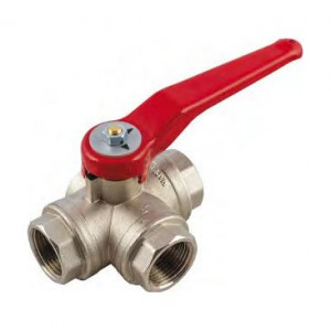 Кран шаровой трехходовой General Fittings 3996L L-тип 2 ВР 2950052 Кран шаровой трехходовой General Fittings 3996L L-тип 2 ВР 2950052
