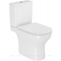 Унитаз-компакт Villeroy & Boch Memento 2.0 напольный безободковый Vortex с сиденьем Soft-close 9889B003-7200
