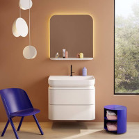 Комплект мебели Burgbad 1000х550х680 мм подвесной белый матовый SGTW100F5981G0126C0037*1