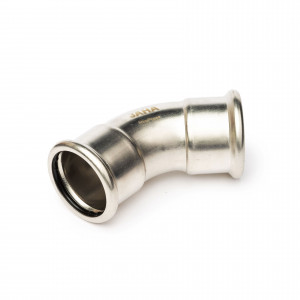 Отвод 45° SANHA NiroPress AISI 304L ВПр-ВПр 88.9 мм 69104189.3 Отвод 45° SANHA NiroPress AISI 304L ВПр-ВПр 88.9 мм 69104189.3