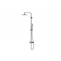 Душевая система Aquanet Nika 3 jet 250 мм оружейная сталь AQ2860BGM
