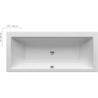 Ванна акриловая RAVAK Formy 01 Slim 180х80 см C881300000
