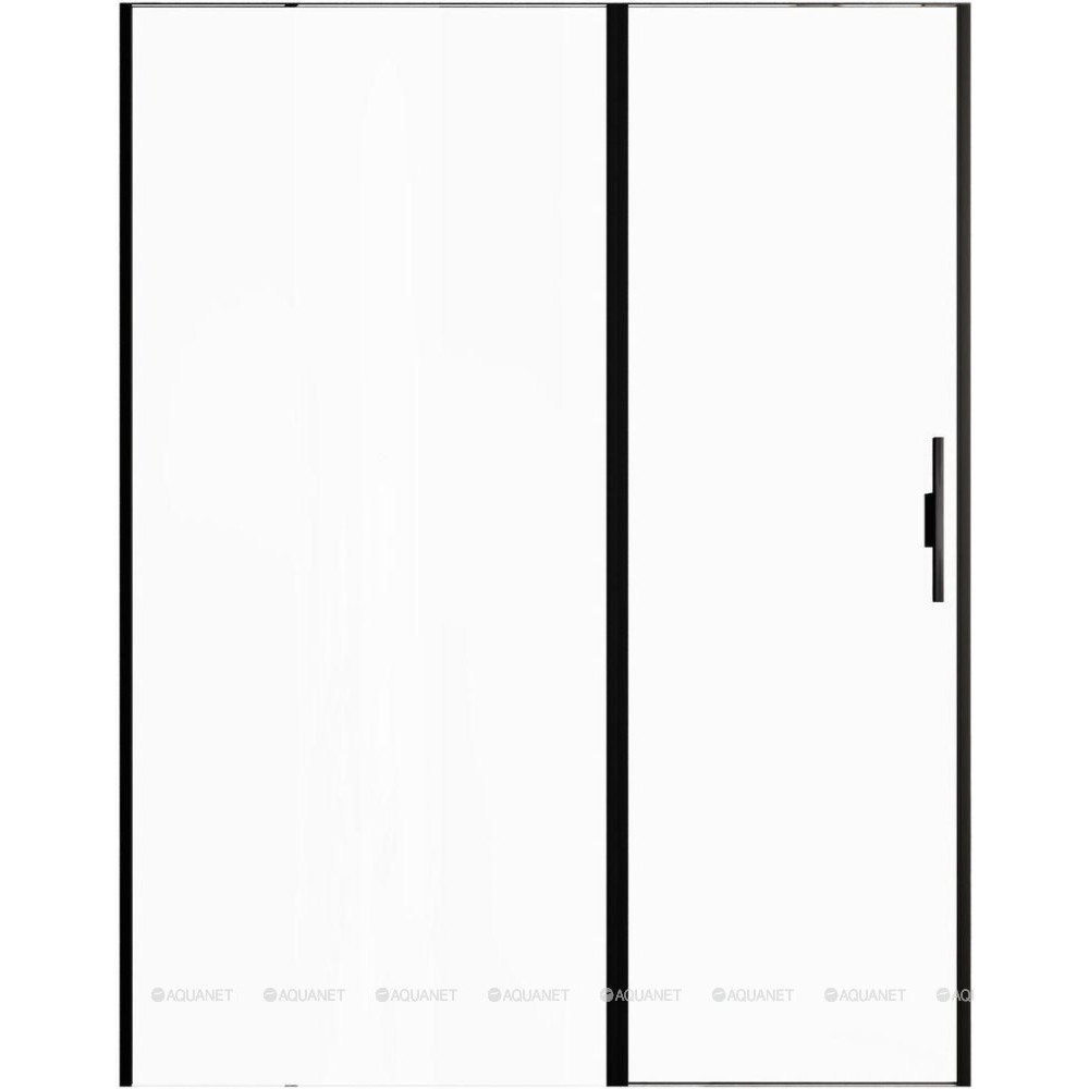Душевая дверь Allen Brau Priority 1600 мм стекло Optiwhite черный брашированный алюминий 3.31039.BBA