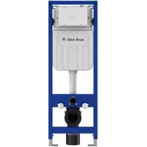 Инсталляция для подвесного унитаза Allen Brau PNEUMATIC SLIM 1117х138х380 мм 9.11102.20 Инсталляция для подвесного унитаза Allen Brau PNEUMATIC SLIM 1117х138х380 мм 9.11102.20