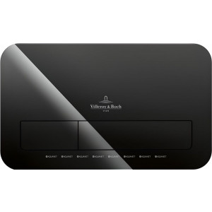 Клавиша смыва Villeroy & Boch ViConnect Glass Glossy Black стекло 922400RB