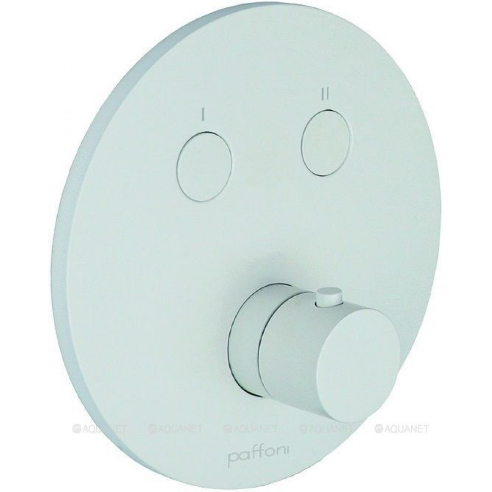 Внешняя часть смесителя Paffoni Compact 2 функции белый матовый CPM018BO