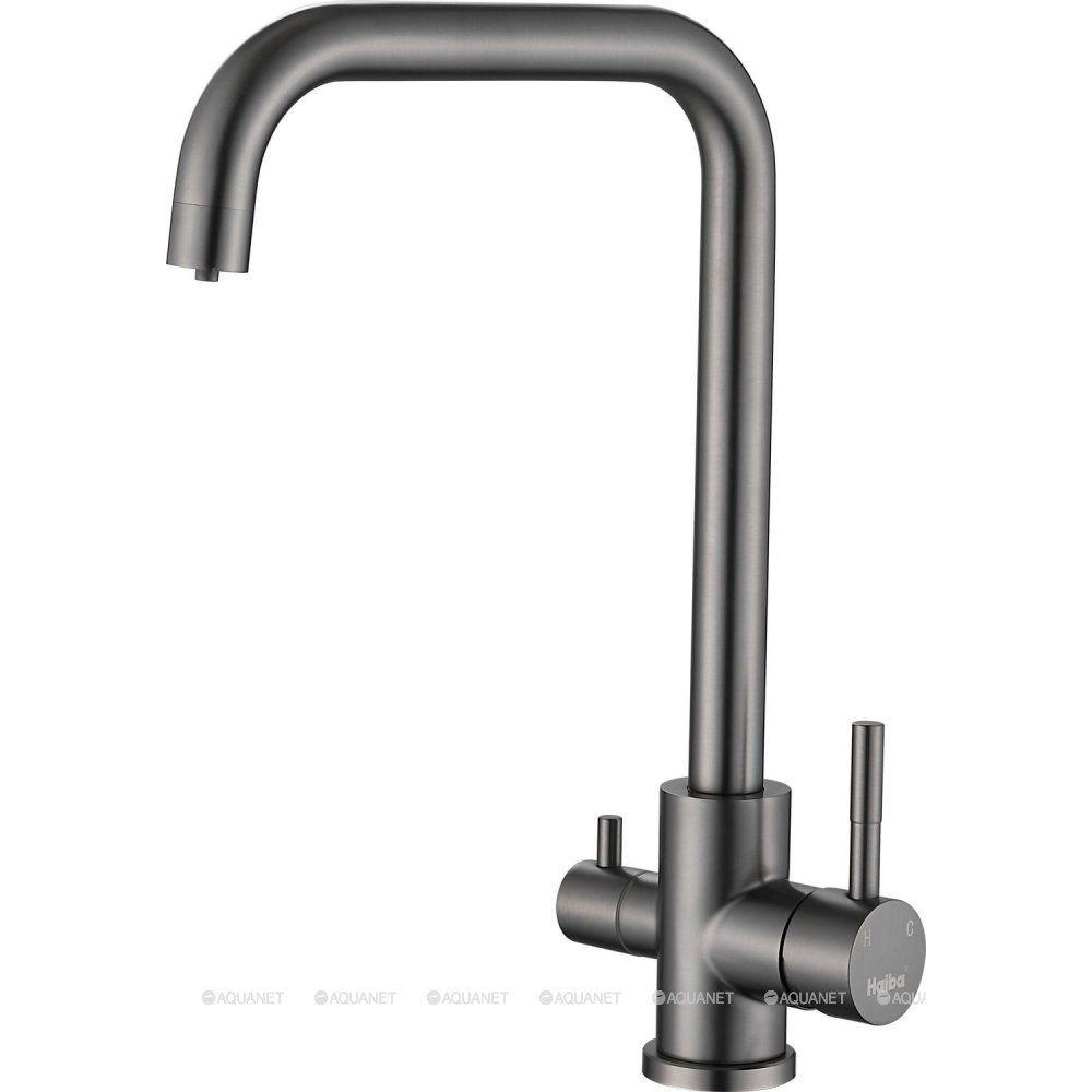 Смеситель для кухни Haiba HB43829-3 оружейная сталь HB43829-3