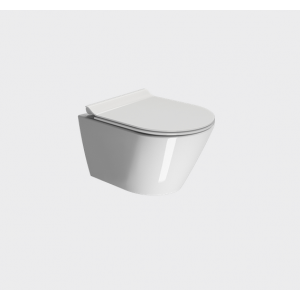 Унитаз подвесной GSI KUBE X 500x360 мм Genius Flush с крепежом белый глянцевый 9412FR511 Унитаз подвесной GSI KUBE X 500x360 мм Genius Flush с крепежом белый глянцевый 9412FR511