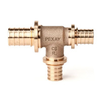 Тройник REHAU RAUTITAN RX+ 25-20-16 бронза 14570843001