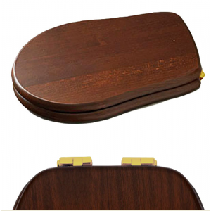 Комплект шарниров с микролифтом Kerasan Retro для сиденья 1087 золото R108A13