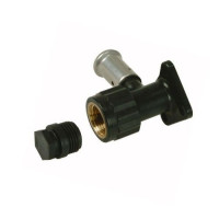 Водорозетка пресс двойная HENCO 16x1/2x16 ВР PVDF 153 мм 3PK-160416BP