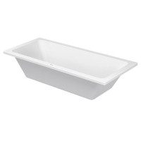 Ванна акриловая Duravit D-Code 180х80 см встраиваемая 700101000000000/790226000001000/790127000000000