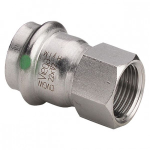 Переходник Viega Sanpress Inox 54 мм х 2 внутренняя резьба 436681 Переходник Viega Sanpress Inox 54 мм х 2 внутренняя резьба 436681