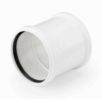 Муфта двухраструбная REHAU RAUPIANO Plus 50 мм 11214841001