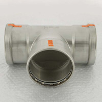 Тройник пресс Viega Sanpress Inox 108 мм нержавеющая сталь 482763