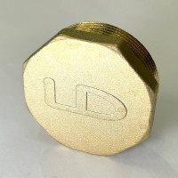 Пробка резьбовая латунная LD DN50 2 LD.65.505.50
