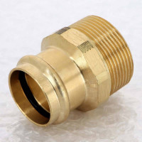 Муфта переходная пресс-Н Viega Sanpress бронза 35x1 1/4 110352