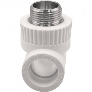 Тройник комбинированный THERMOLIGHT PP-R 25х3/4х25 мм НР белый НС-1620593