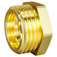Футорка LD Pride DN20x15 латунная никелированная 1558185