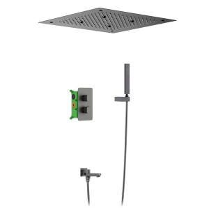 Душевая система встроенная с термостатом Timo Petruma SX-5019/18SM черное золото SX-5019/18SM Душевая система встроенная с термостатом Timo Petruma SX-5019/18SM черное золото SX-5019/18SM