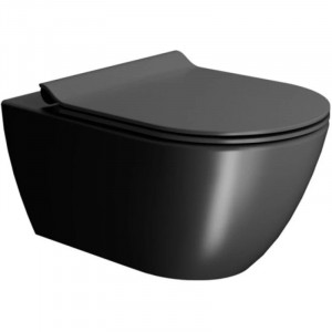 Унитаз подвесной безободковый GSI Pura 550x360 мм Swirlflush Ardesia Matte 8815FR526 Унитаз подвесной безободковый GSI Pura 550x360 мм Swirlflush Ardesia Matte 8815FR526