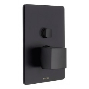 Внешняя часть смесителя для душа Bossini Cube Z00063.073 Черный матовый Внешняя часть смесителя для душа Bossini Cube Z00063.073 Черный матовый