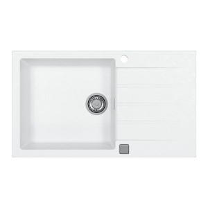 Мойка кухонная Alveus Cadit 40 Granital Arctic G11 860х500 мм с сифоном 1132027 Мойка кухонная Alveus Cadit 40 Granital Arctic G11 860х500 мм с сифоном 1132027