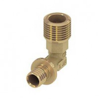 Уголок соединительный с ниппелем TECE TECEspring AX 20 x 3/4 латунь 767501S