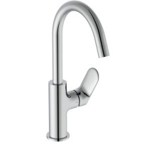 Смеситель для раковины Ideal Standard Ceralife O 21.5 см поворотный излив с донным клапаном хром BE016AA