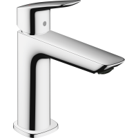 Смеситель для раковины Hansgrohe Logis Fine 110 с донным клапаном push-open 71252000