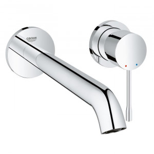 Смеситель для раковины настенный GROHE Essence L-Size на 2 отверстия хром 19967001 Смеситель для раковины настенный GROHE Essence L-Size на 2 отверстия хром 19967001