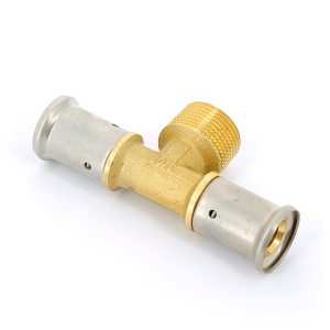 Тройник пресс латунный HENCO 20х3/4х20 НР 14P-200520 Тройник пресс латунный HENCO 20х3/4х20 НР 14P-200520