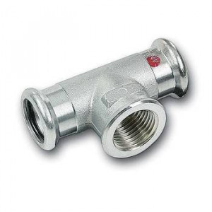 Тройник SANHA-Therm 28x1/2x28 мм пресс-ВР-пресс 124130G2812 Тройник SANHA-Therm 28x1/2x28 мм пресс-ВР-пресс 124130G2812