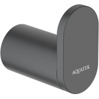 Крючок для полотенец Aquatek Лира матовый черный AQ4425MB
