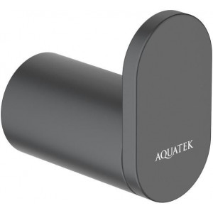 Крючок для полотенец Aquatek Лира матовый черный AQ4425MB
