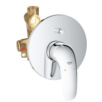 Смеситель для ванны GROHE Eurostyle комплект внешняя и встраиваемая части хром 23730003