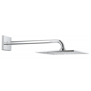 Верхний душ Grohe Rainshower 254х254 мм с кронштейном 422 мм 26259000 Верхний душ Grohe Rainshower 254х254 мм с кронштейном 422 мм 26259000