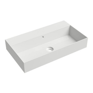 Раковина Ceramica Alice SPY 81x46х13.5 см накладная/подвесная белый глянцевый 34330101N