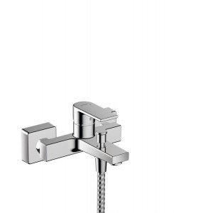 Смеситель для ванны hansgrohe Vernis Shape однорычажный внешний монтаж 2 режима расхода хром 71453000