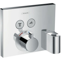 Термостат для душа Hansgrohe ShowerSelect на 2 потребителя скрытого монтажа хром 15765000