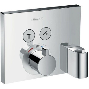 Термостат для душа Hansgrohe ShowerSelect на 2 потребителя скрытого монтажа хром 15765000 Термостат для душа Hansgrohe ShowerSelect на 2 потребителя скрытого монтажа хром 15765000