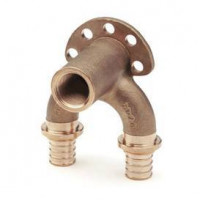 Угольник настенный проходной REHAU RAUTITAN RX+ 16-Rp 1/2 короткий 14564033001