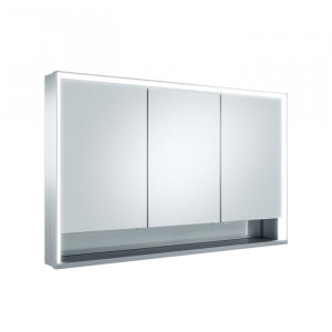 Зеркальный шкаф Keuco Royal Lumos 120x73.5x13 см 3-дверный алюминий 14325171301 Зеркальный шкаф Keuco Royal Lumos 120x73.5x13 см 3-дверный алюминий 14325171301