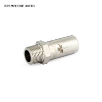 Переходник пресс Uni-Fitt 18 мм x 1/2 НР нержавеющая сталь 777S1820