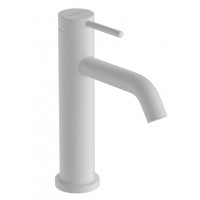 Смеситель для раковины Hansgrohe Tecturis S 105 мм гладкий корпус белый матовый 73311700