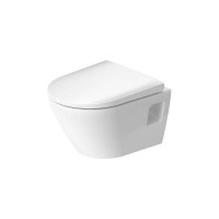 Унитаз подвесной Duravit D-Neo 37x48 см безободковый белый 2587090000