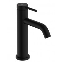 Смеситель для раковины Hansgrohe Tecturis S 105 мм гладкий корпус черный матовый 73311670