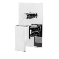 Смеситель для душа встраиваемый Plumberia Selection TAG на 2 выхода хром INT0036CR/TG1001CR